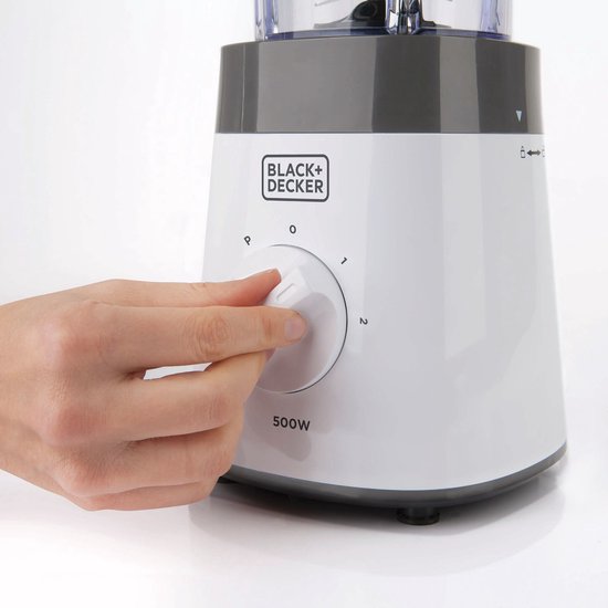 Black & Decker BXJB500E blender 1,5 l Blender voor op aanrecht 500 W Wit van Merkloos — afbeelding 4