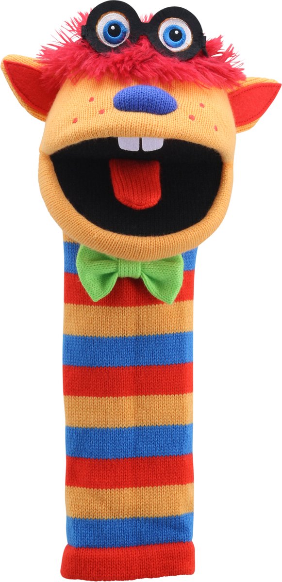 THE PUPPET COMPANY Handpop - Eco Sockettes - Humphrey - 38X14X13Cm - Met Pieper - 18 Maanden