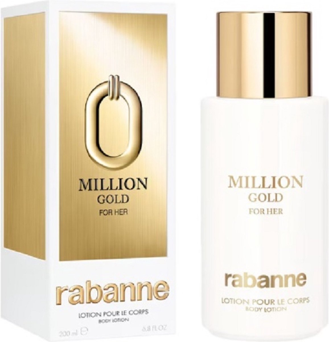 Goedkoopste Rabanne Million Gold For Her Bodylotion 200ml