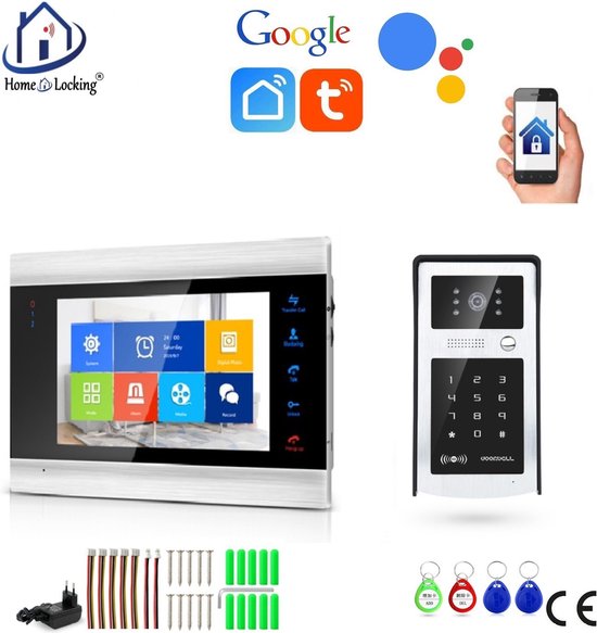 De Bruyne Freddy T-2103 WIFI Videofoon met Spraakgestuurde - De Bruyne Freddy - €279,65