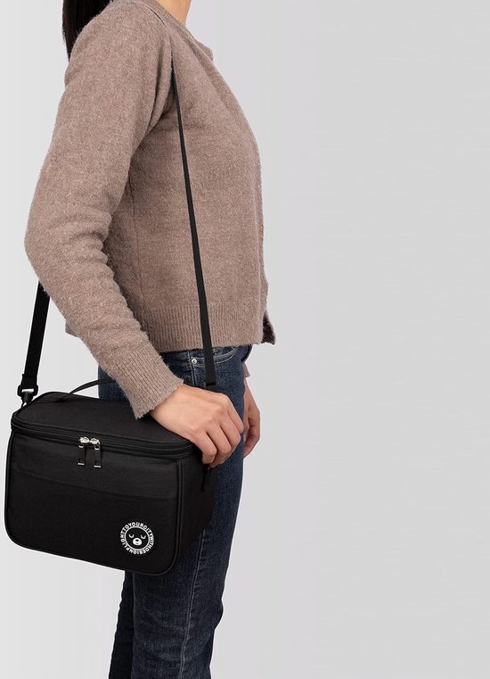 ECO CHIC Lichtgewicht Opvouwbare Geïsoleerde Lunchtas Waterbestendige Koeltas (Beloved Cats Beige