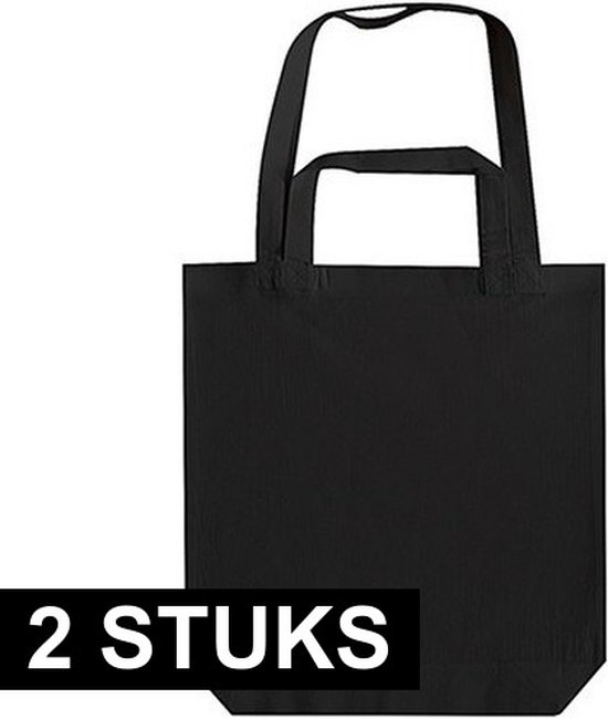 Zwarte katoenen tas hotsell