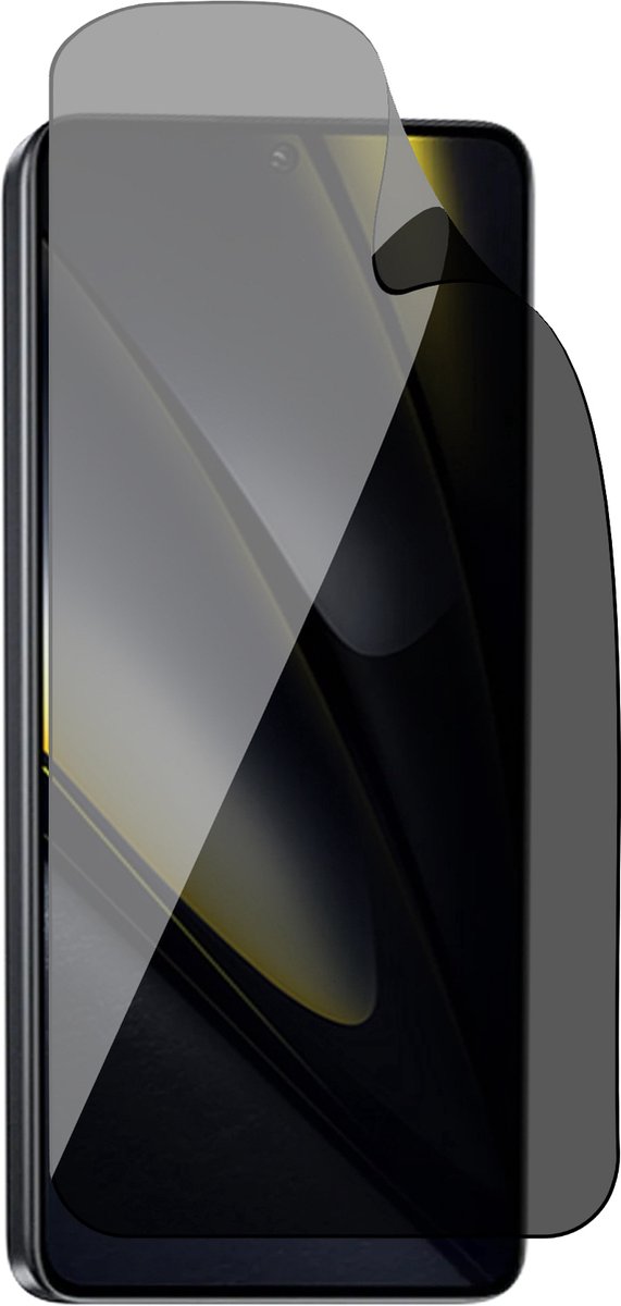 Privacy Screenprotector geschikt voor Poco F6 - 1x FlexGuard Screen Protector