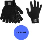 Heatkeeper - Gants de sport Thermo enfants - Zwart - 5/8 ans - 2 paires