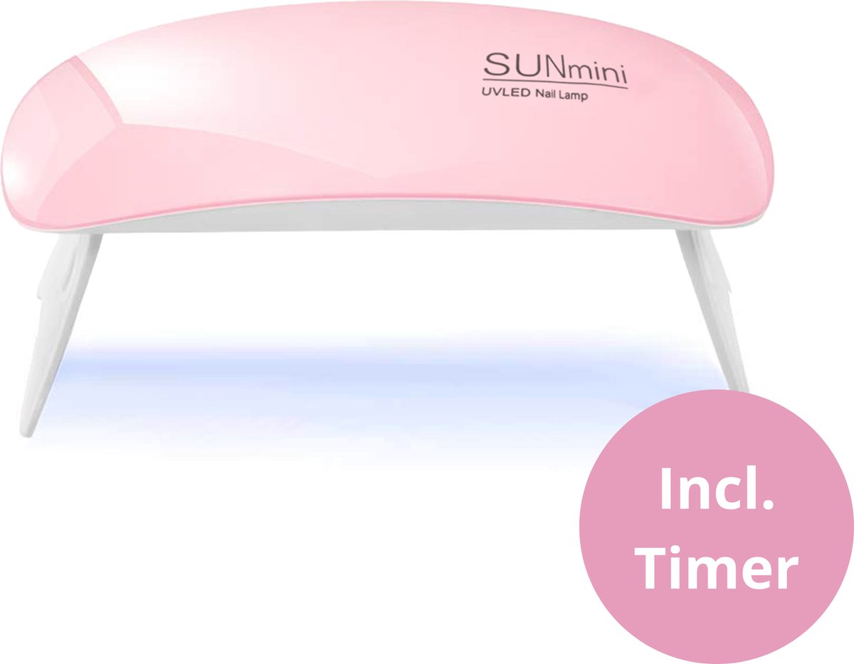 SHATY® - Mini LED Lamp - Nagellamp - Mini Nageldroger - Reislampje - Inclusief Timer & USB Kabel