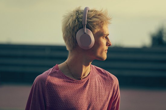 Sony WH-1000XM5 - Draadloze koptelefoon met Noise Cancelling - Smoky Pink / Roze