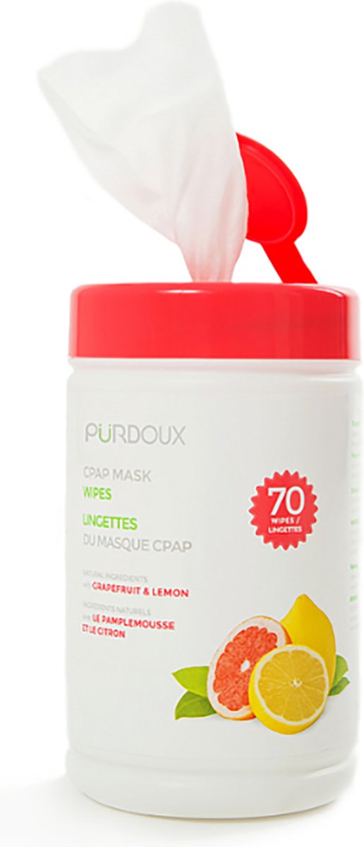 Goedkoopste Pürdoux CPAP Masker Doekjes Grapefruit & Lemon