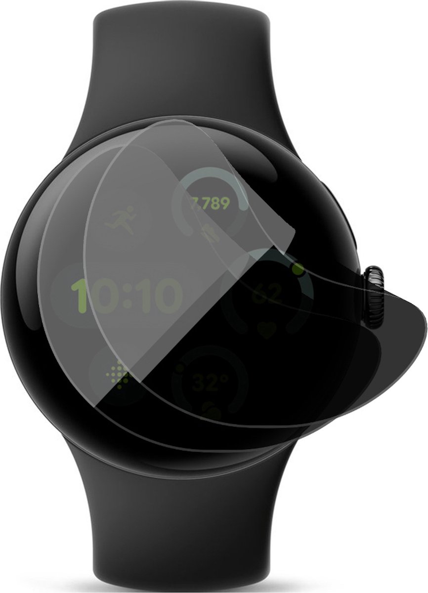 Privacy Screenprotector geschikt voor Google Pixel Watch 3 45mm - 2x FlexGuard Screen Protector