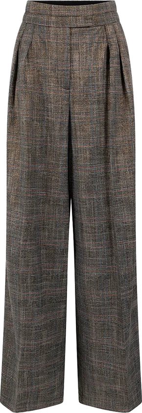 AAIKO Frederique Tweed Vis 540 Broeken Dames - Zwart - Maat L
