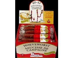 Hoeveworst Hot & Spicy, droge worst 28st x 47g