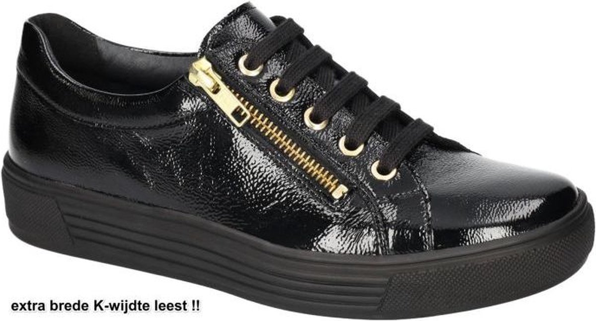 Solidus -Dames - zwart - sneakers - maat 36
