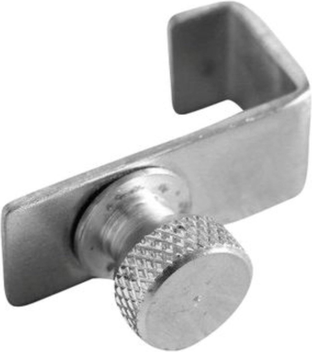 HENDI Uitbreid-haak voor aluminium opbergrek – corrosiebestendig – 15x42x42 mm