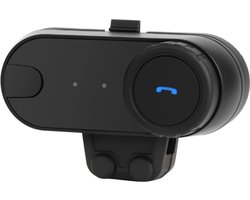 Intercom Motor Helm - Motor Communicatie Handsfree - Motorhelm Headset Waterdicht Bluetooth Draadloos - Zwart