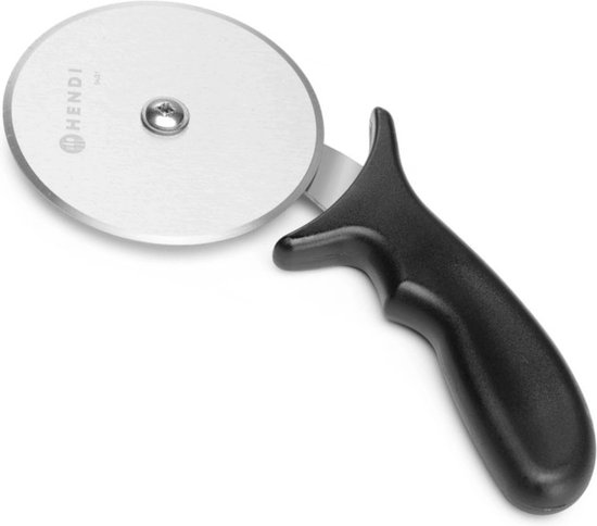 HENDI Pizzasnijder – Roestvast staal – Polypropyleen handvat – 230 mm – Zwart