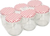 12x pots de conservation ronds / pots de conservation 210 ml - pots de conservation / pots de conservation