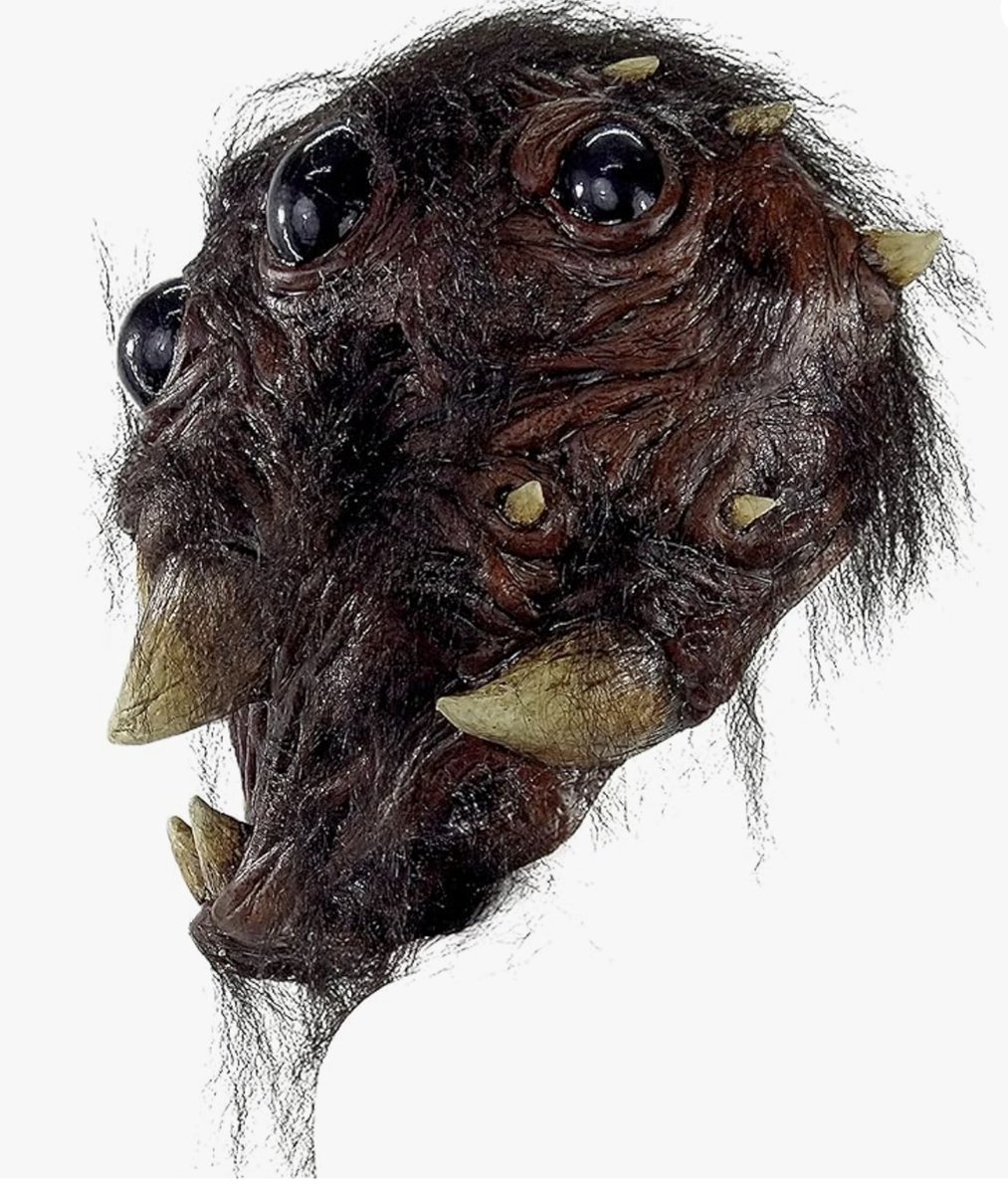 Ghoulish - Spinnenhoofd Masker Horror - Haloween - One Size Vowasssenen