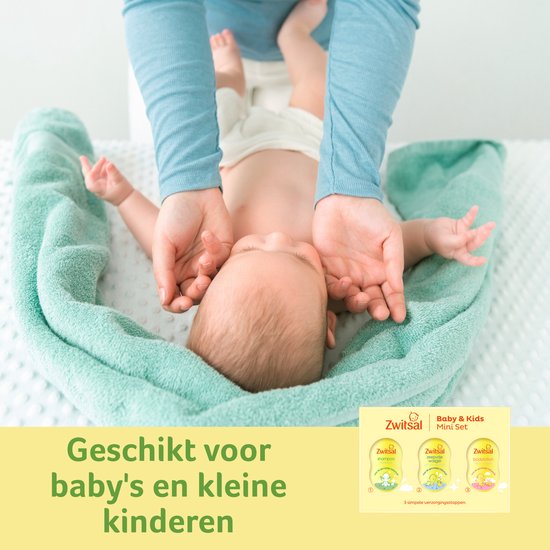 Zwitsal Essentials Kraamcadeau - Baby & Kids - huidvriendelijke pH en dermatologisch getest - 3 x 200 ml