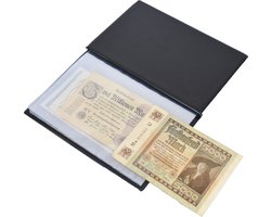 Hartberger Bankbiljetten album Pocketformaat - ZKB10 - Zakalbum voor banknote - Ansichtkaarten - postkaarten - bankbiljet - Pocket - Klein - 190 x 130 - Made in Holland