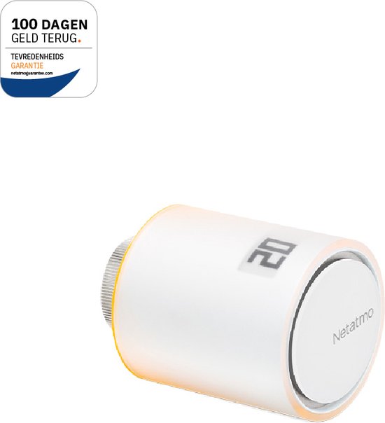 Netatmo Slimme Radiatorknop Slimme Thermostaatknop 1 Stuks Uitbreiding geschikt... bol