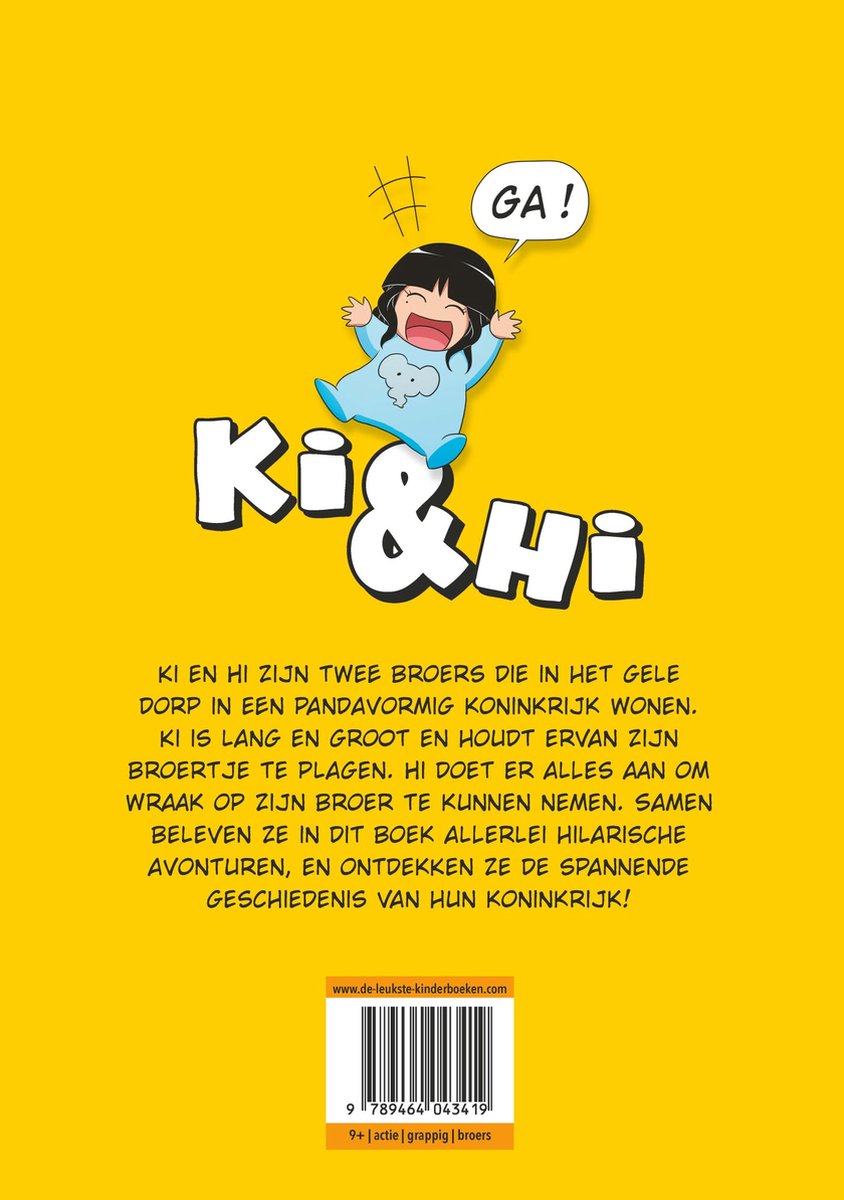 Ki en Hi 1 - Twee broers - back cover