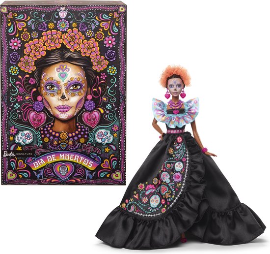 Barbie 2022 Dia De Muertos Doll Black Label Mattel HBY09 Barbie Signature Series