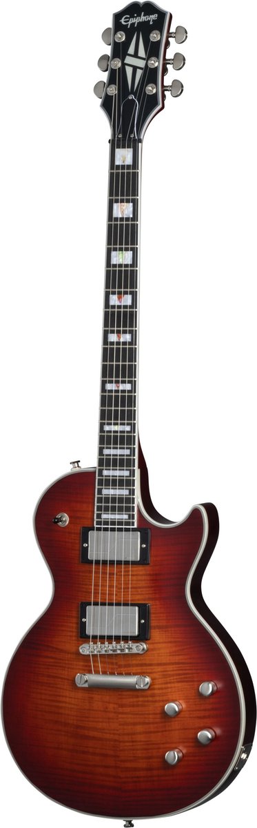 Epiphone Les Paul Prophecy Aged Bengal Tiger Burst elektrische gitaar met premium gigbag