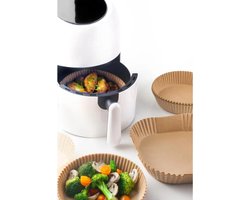 IBILI - Papieren airfryer inzet - 20x20 cm - set met 50 stuks