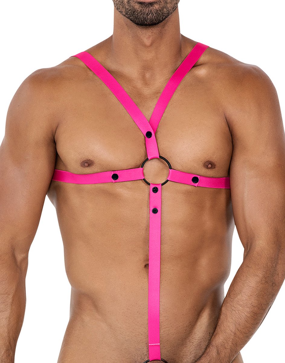 Goedkoopste H4RNESS by C4M - C-Ring Gekruist Harnas - Roze