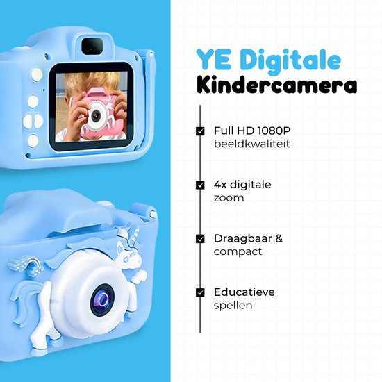 48MP Digitale Camera, 1080P 2,4 Inch Scherm Draagbare Compacte Selfie