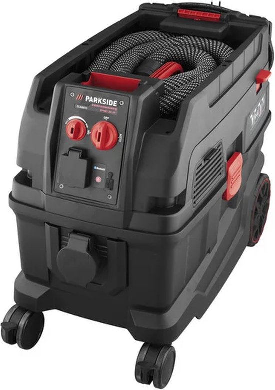 PARKSIDE PERFORMANCE® Alleszuiger - Nat-/droogzuiger - Bouwstofzuiger - Ketelstofzuiger - Zuigkracht: 260 airwatt - Vermogen: 1.300 W - Inhoud: 30 l -