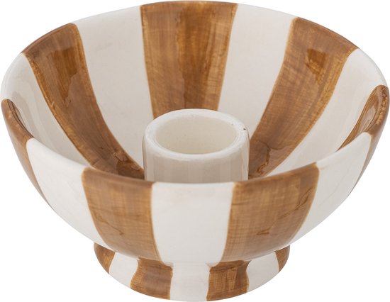 Bloomingville - Bougeoir Eja - marron - Faïence