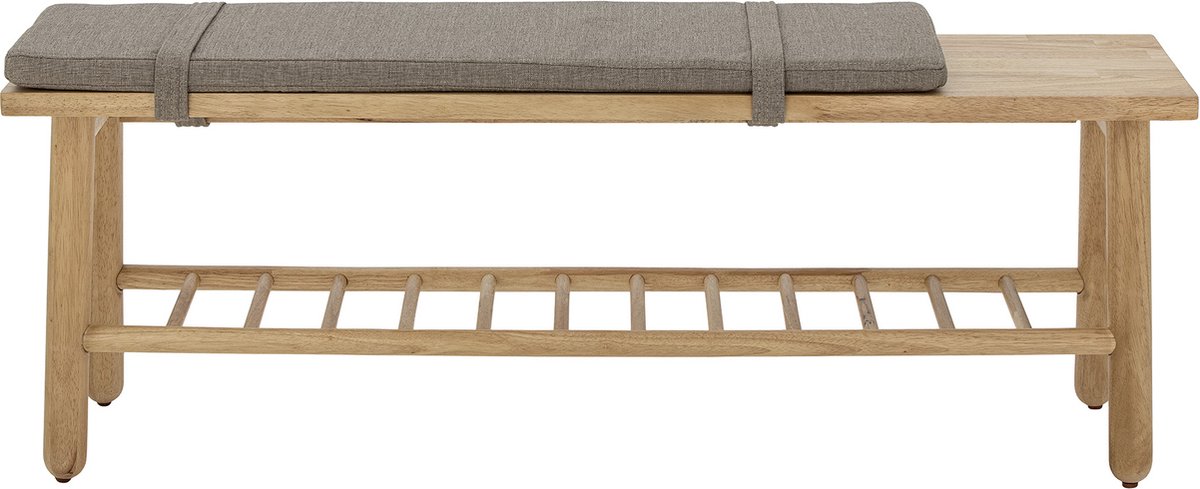 Linde Bank - Beige - Rubberhout