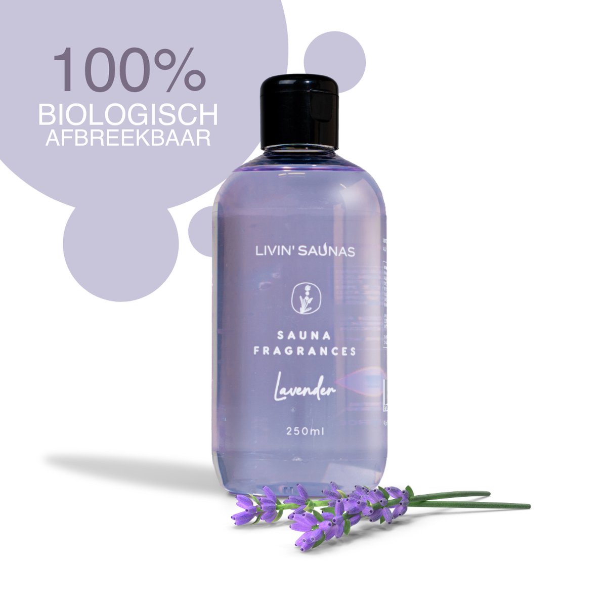 Goedkoopste LIVIN' Sauna Opgietmiddel Lavendel - Sauna Geur - Sauna Opgietmiddel - Sauna Opgietconcentraat - Sauna Opgiet - Stimuleert Bloedsomloop - Duurzaam - 250ML