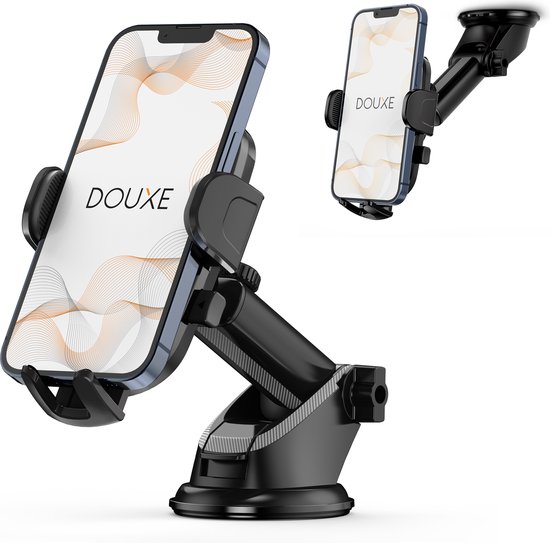 Foto: Douxe telefoonhouders auto met extra sterke zuignap voor raam en dashboard telefoonhouder auto universele telefoonhouder auto ch1