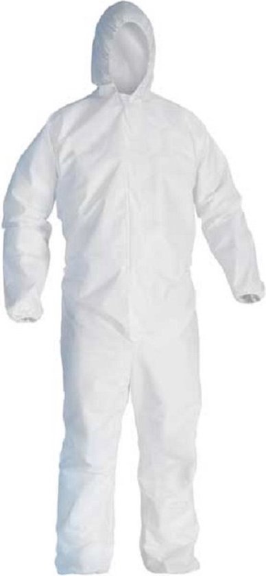 Foto: Wegwerp overall 1 stuk one size xxl tyvek