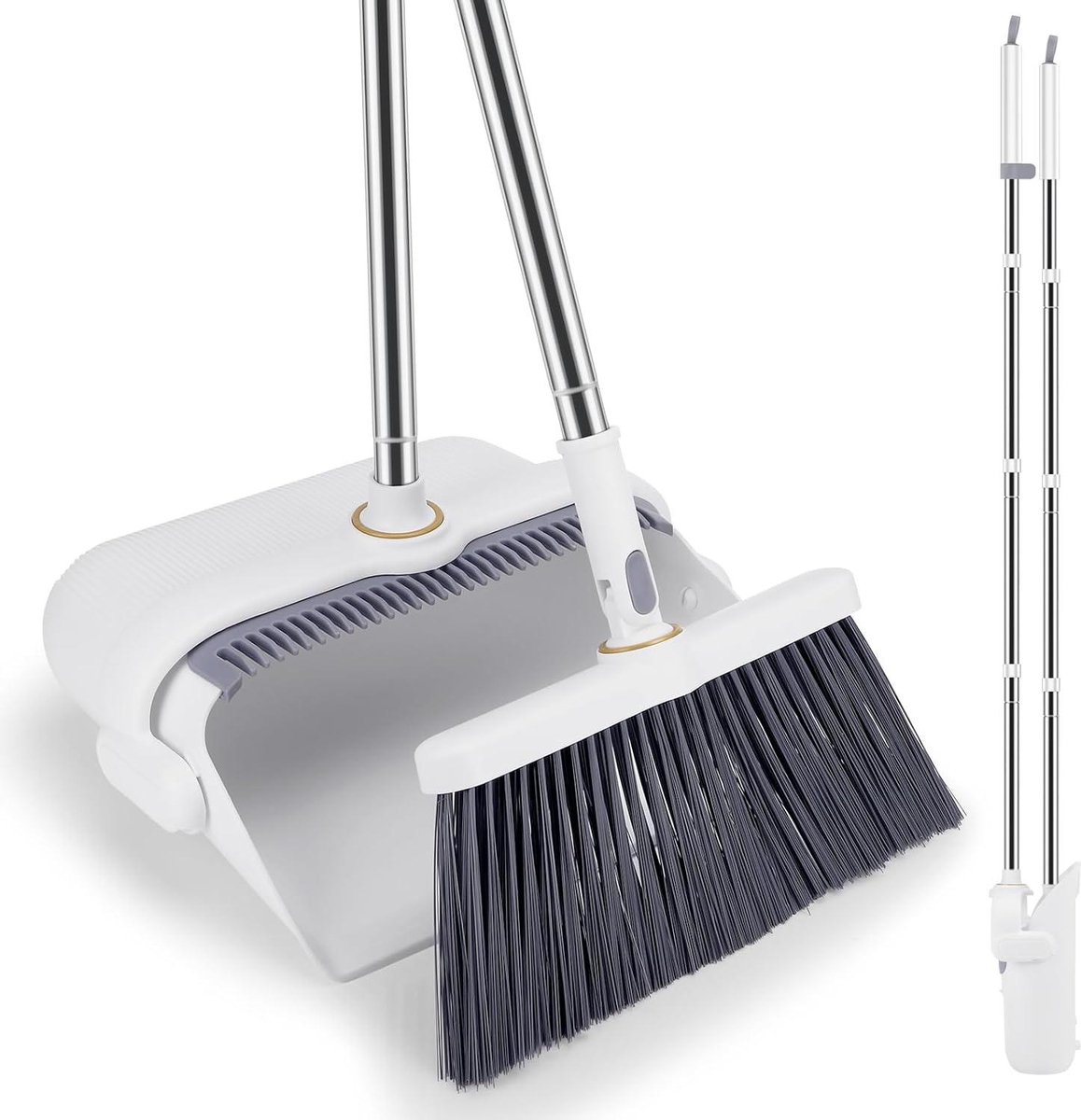 Goedkoopste Bezem en veegschep set - voor binnen en buiten