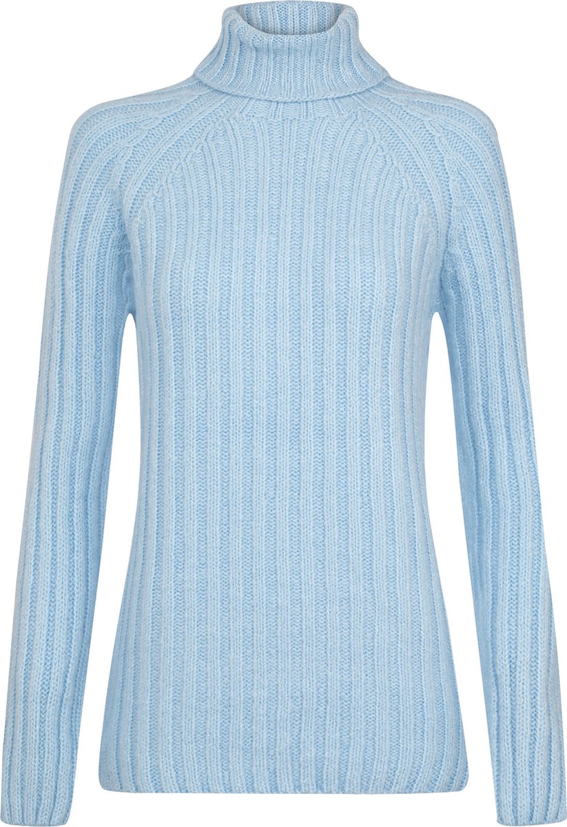 Jimmy Sanders Coltrui - Trui - Sweater Dames Blauw - L