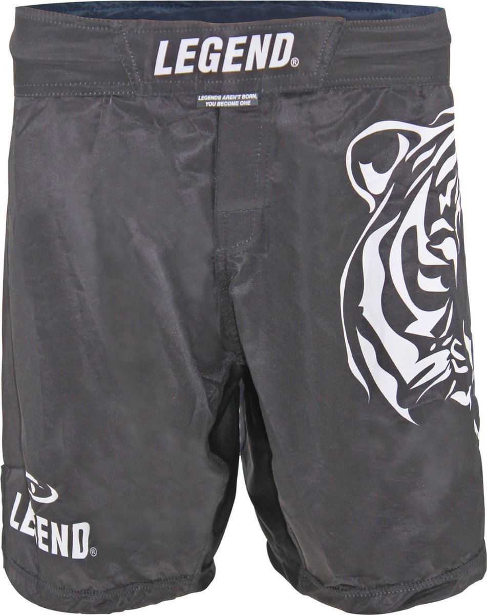 MMA Sportbroekje Panter Heren/Dames Zwart Poly S