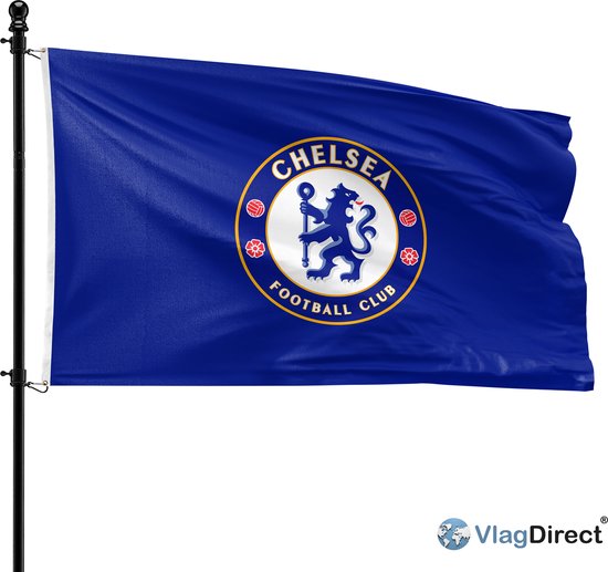 Foto: Vlagdirect chelsea f c vlag 90 x 150 cm 