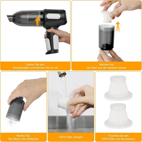 Bissell - HEPA-filter - Oplaadbaar - Zwart kruimeldief kopen