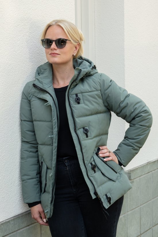 Gewatteerde Jas Winterjas Dames Mode Korte Dames Winterjas