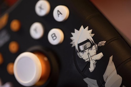 Konix - Manette filaire Naruto Shippûden Noire pour Nintendo Switch