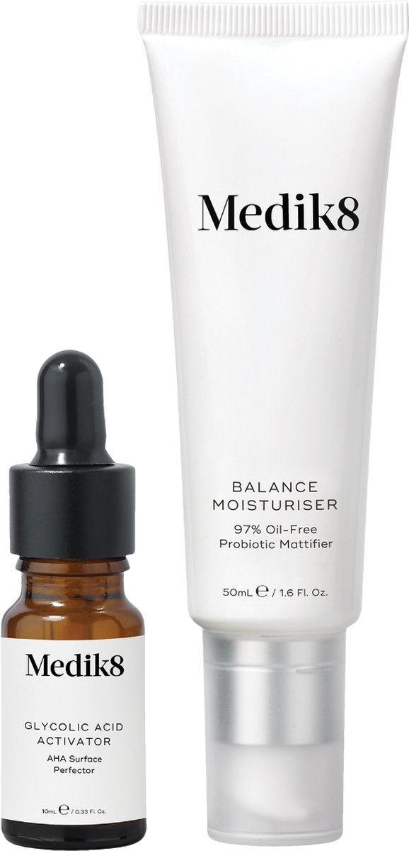 Goedkoopste Medik8 Balance Moisturiser & Glycol Acid Activator Medik8