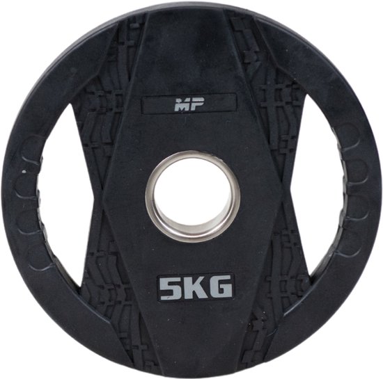Muscle Power Bumper Plate Pro - Olympische Halterschijf 50 mm - 20 kg
