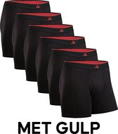DANISH ENDURANCE Boxers en Viscose de Bamboe avec Braguette - pour Homme - Lot de 6 - Taille 4XL