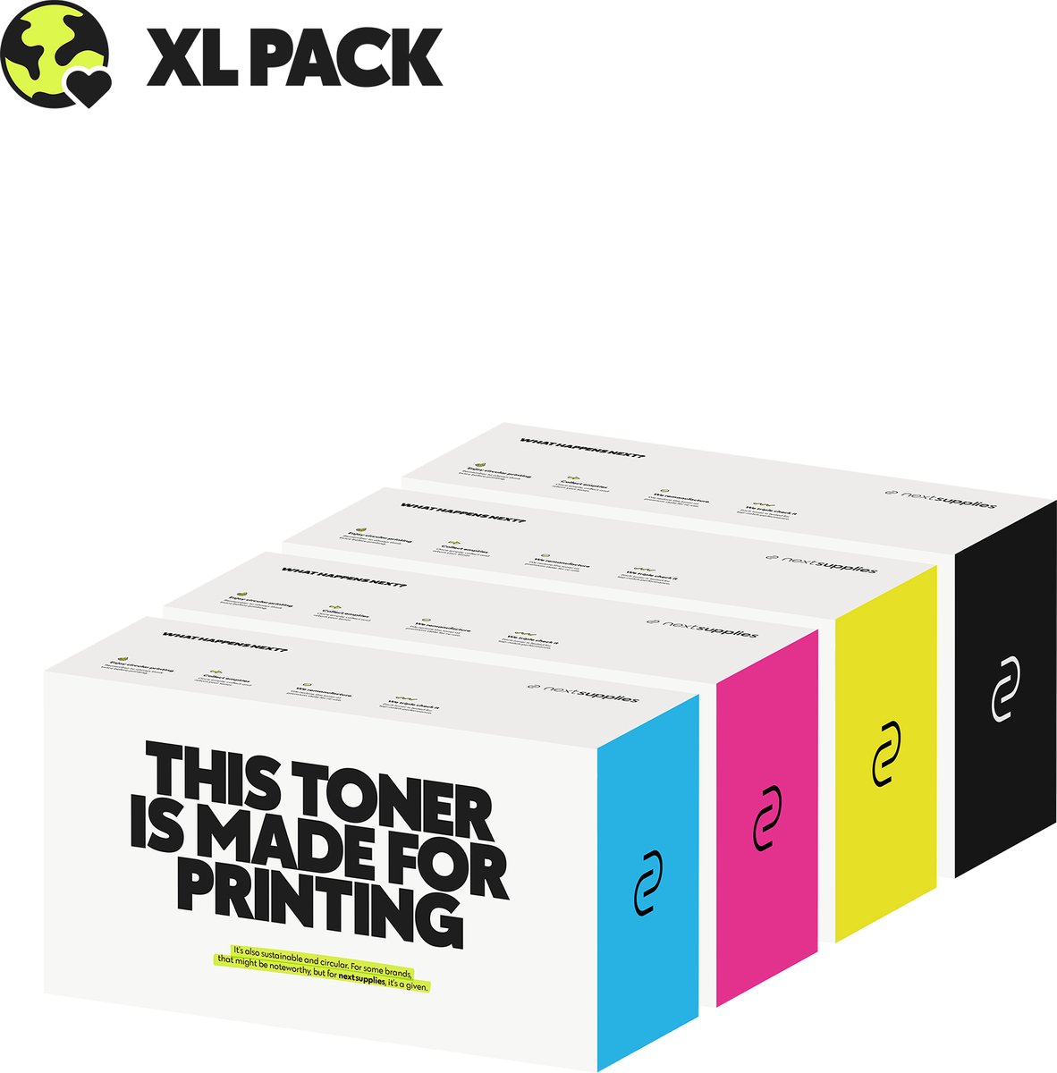 Multipack Samsung CLP 680 (Zwart/Cyaan/Magenta/Geel). Originele toners, circulair.