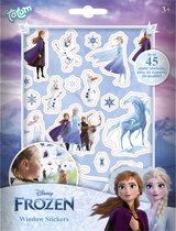 Disney Frozen 70 Raamstickers Totum verplaatsbare stickers niet permanent - speelgoed meisjes voor thuis en op reis vakantie