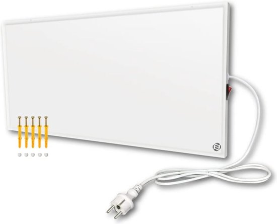 Equivera Wandkachel - Wandverwarming Elektrisch - Keramische Kachel - Heater Kachelventilator - Premium