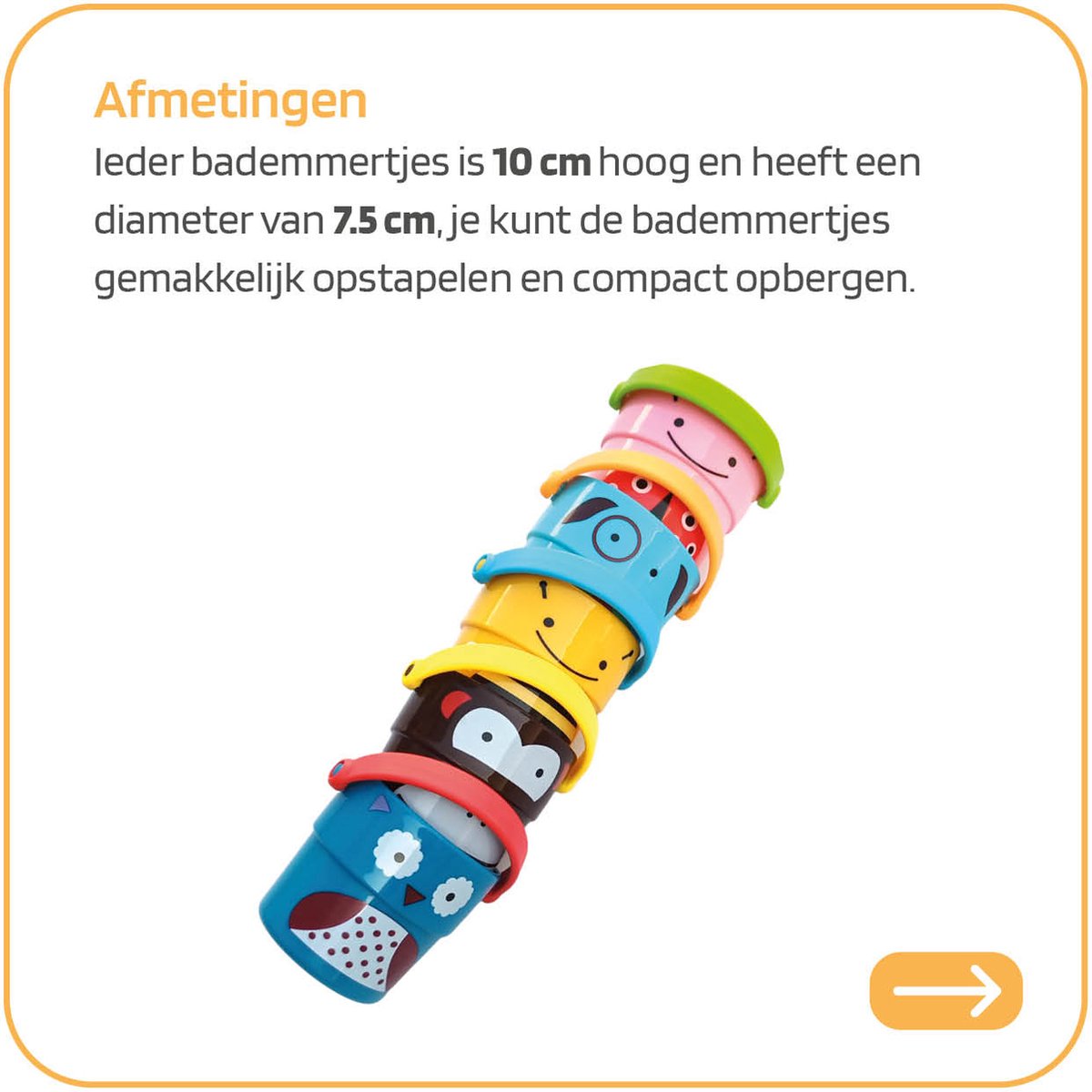 Jobber Toys Bademmertjes - Badspeelgoed - Bademmer baby Emmertje — afbeelding 7