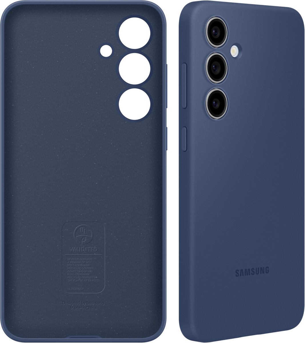 Samsung Silicone Case - Geschikt voor Samsung Galaxy S24 FE - Blauw